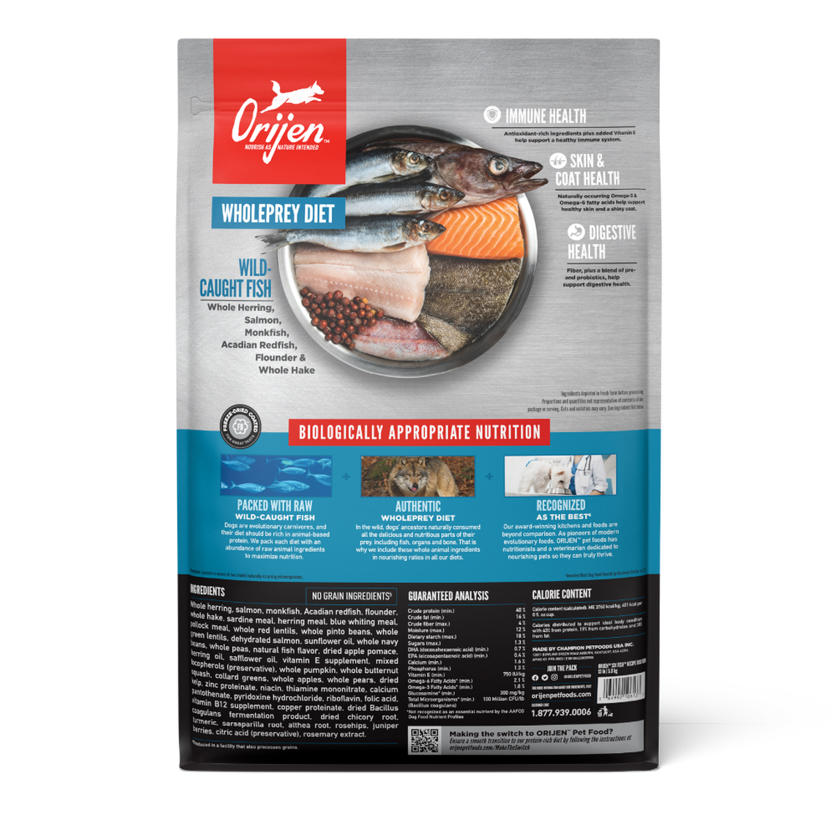 Orijen six fish dog food sale